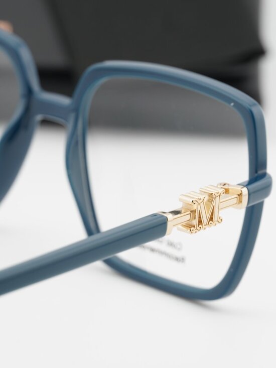 Max Mara MM5108-H 089 Square Eyeglasses - Turquoise / Gold 55mm